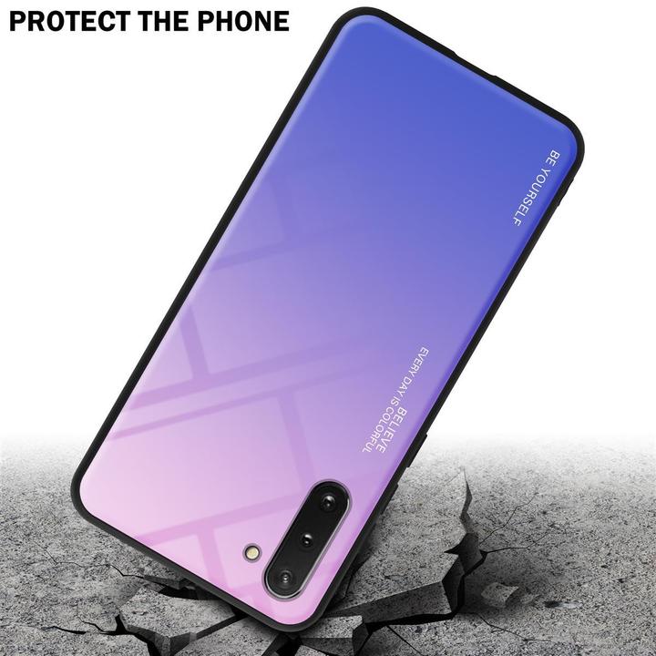 Image du produit Cadorabo Couverture en verre TPU 2 couleurs (Samsung Galaxy Note 10)