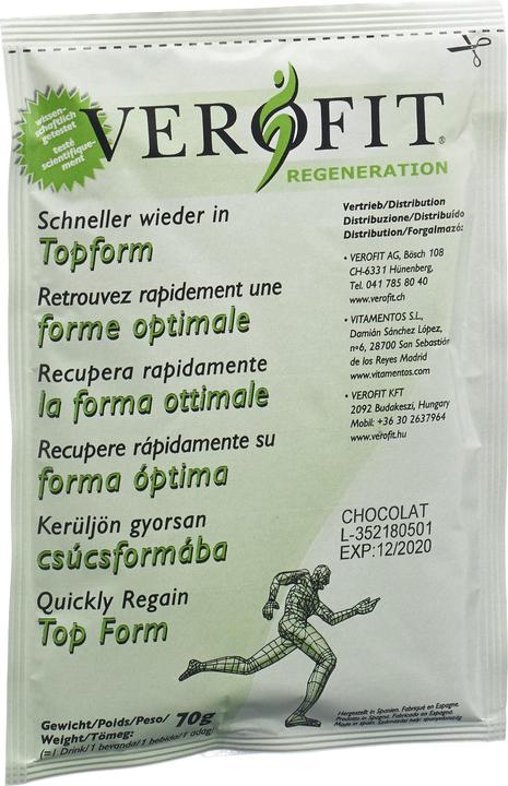 Actual product image VEROFIT Recovery (Chocolate, 10 pcs., 700 g)