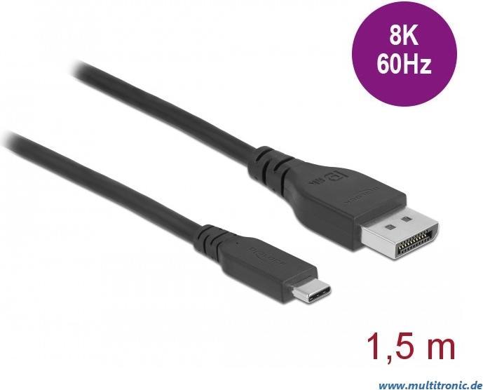 Image du produit Delock USB C – DisplayPort (1.50 m, DisplayPort)