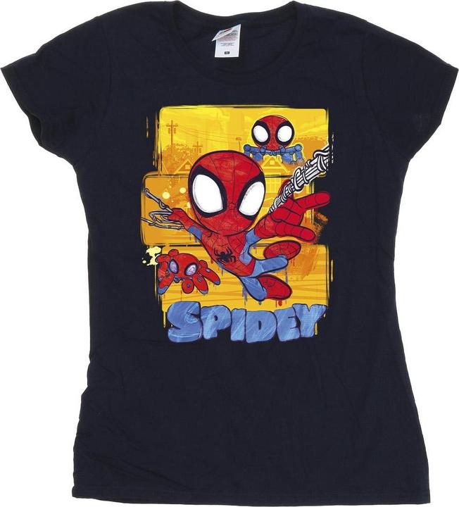 Spidey And His Amazing Friends Flying TShirt (S)