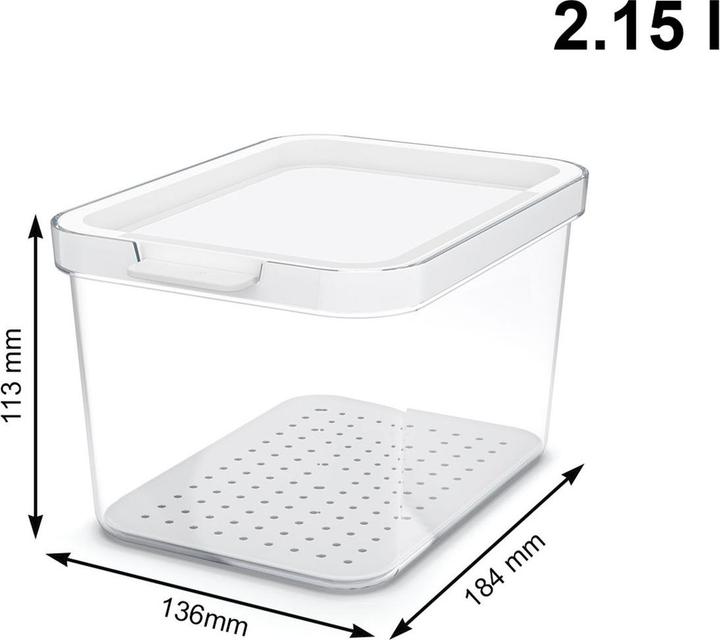 Actual product image Rotho Refrigerator organisation Cauma