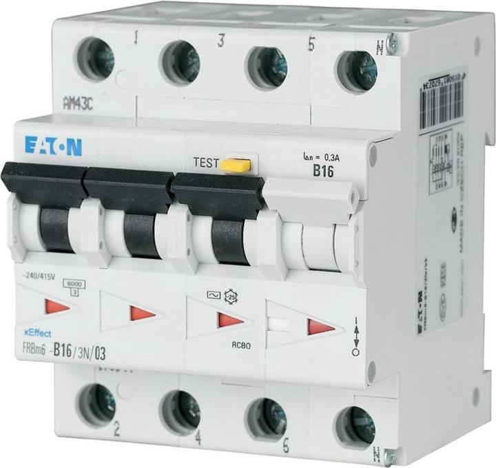 Produktbild Eaton MOE FRBM6-B13/3N/003-A FI/LS-Schalter, 13A, 30mA, B-Char.
