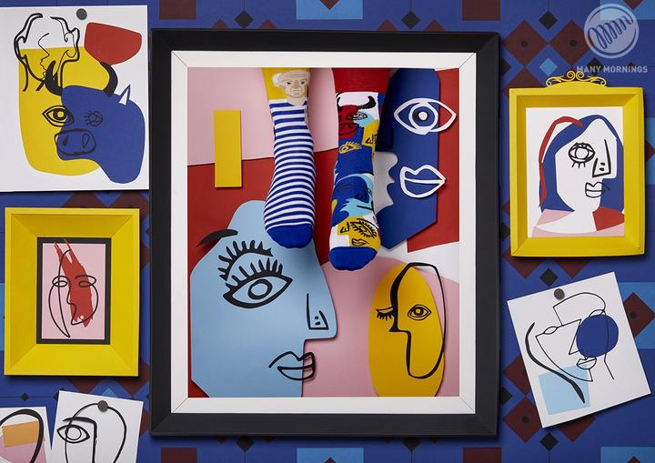 Image du produit Many Mornings Picassosocks (Une unité par pack, 35 - 38)