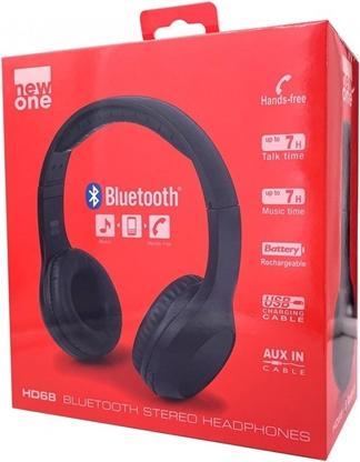 Actual product image New One New-One Headphones HD 68 Wireless, Black (Wireless)