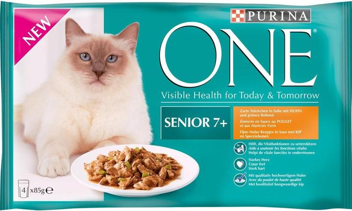 Actual product image Purina ONE Senior 7+ (Senior, 4 pcs., 340 g)