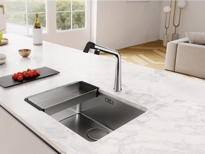 Actual product image Franke Icon kitchen mixer, with fixed spout, chrome