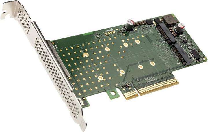 Produktbild Delock PCI Express x8 Card to 2 x internal NVMe M.2 Key M