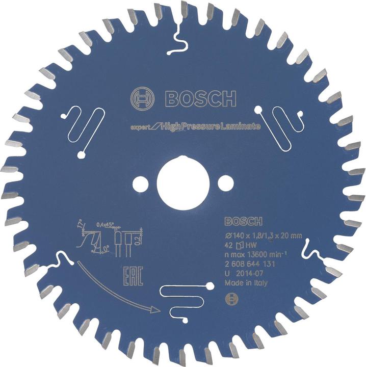 Bosch Professional Zubehör Expert für Hochdrucklaminat