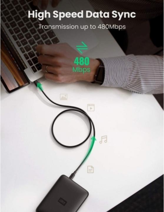 Produktbild Ugreen USB A — mini USB (0.50 m, USB 2.0)
