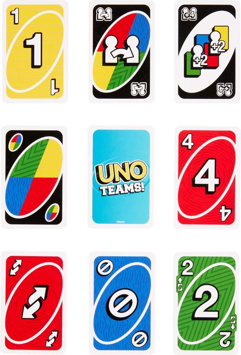 Productafbeelding Mattel Games Uno teams (Duits)