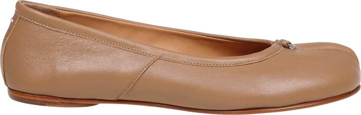 Actual product image Maison Martin Margiela Maison margiela tabi ballerina in camel color leather (36)