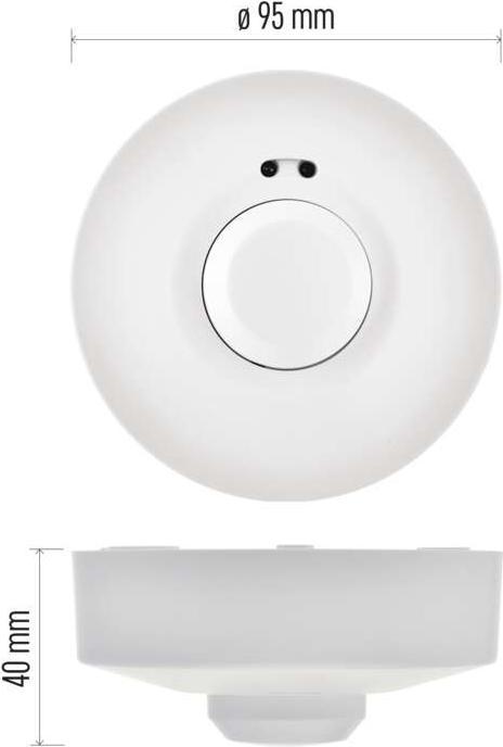 Produktbild Emos Bewegungsmelder (MW-Sensor) IP20 1200W Weiss (8 m)