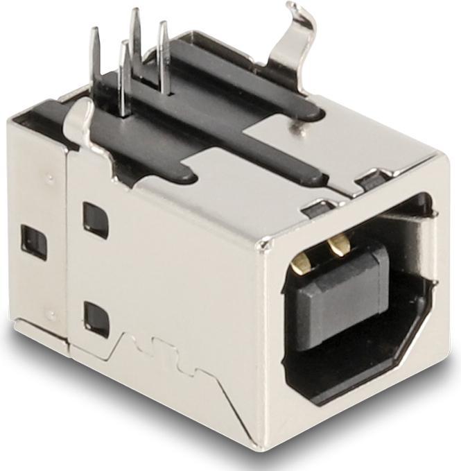 Produktbild Delock USB 2.0 Typ-B Buchse 4 Pin THT Steckverbinder zur Dur