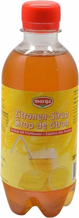 Actual product image Morga Zitronen Sirup mit Fruchtzucker (3 x 3 cl)