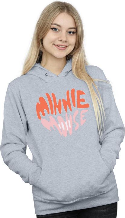 Immagine prodotto Disney Minnie Mouse Heart Shaped Felpa con Cappuccio Donna (L)
