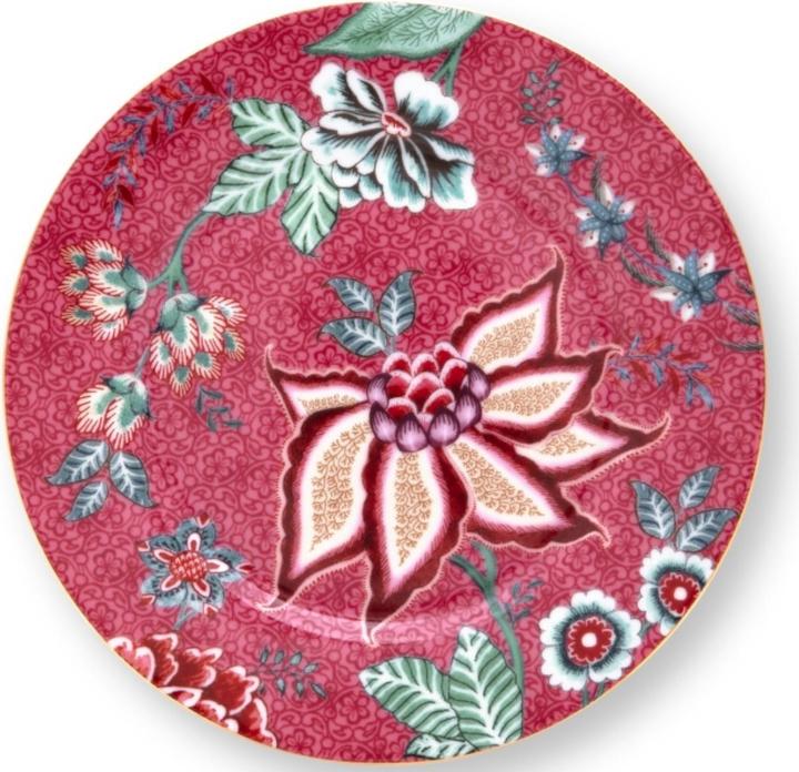 Produktbild PIP Studio Flower Festival Gebäckteller dark pink 17 cm (1 x)