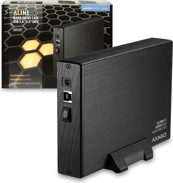 Produktbild Axagon EE35-XA3 - HDD-Gehäuse - 3.5 Zoll - SATA - Serial ATA II - Serial ATA III - 5 Gb (3.5")