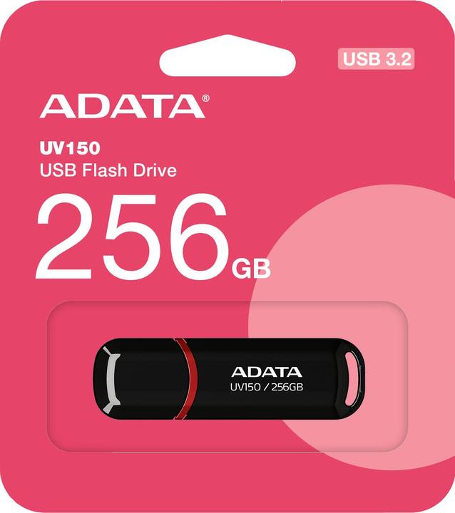 Actual product image Adata Pendrive UV150 USB3.2 black (256 GB, USB-A)