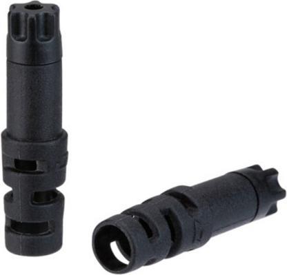 Jagwire BOT977 End caps Anti-Kink, 4,5mm Shift (Braided), plastic, black (30pcs)