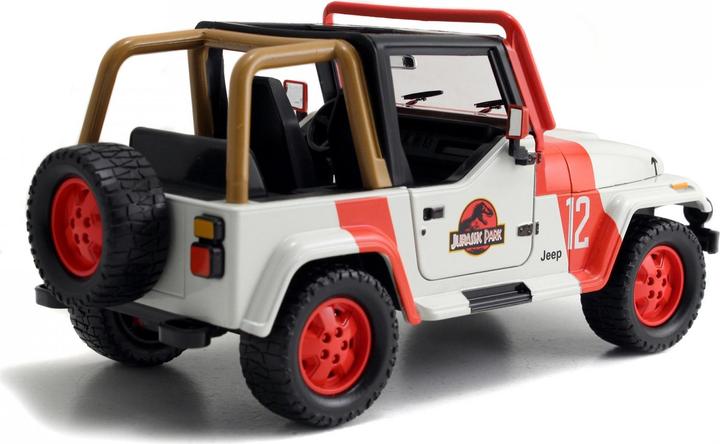 Actual product image Jada Jurassic Park 1992 Jeep Wrangler 1:24