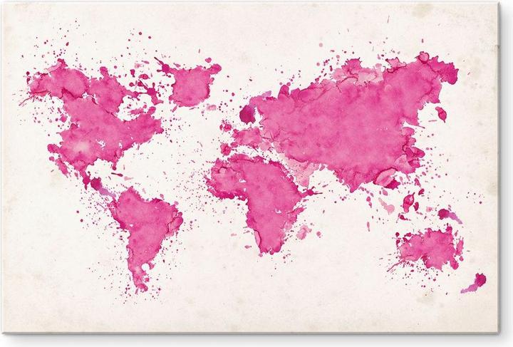 Immagine prodotto Trenddeko Mappa del mondo acquerello (60 x 40 cm)