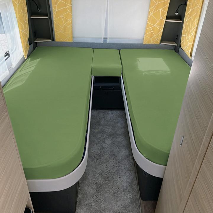 Actual product image Erwin Müller Spannbettlaken 3er-Set für Wohnmobil/Wohnwagen Heckbett (70 x 190 cm)