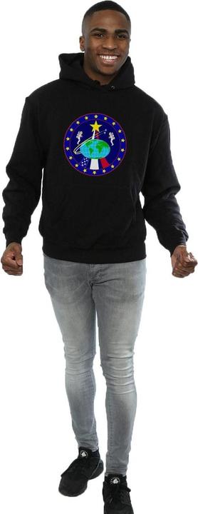 Immagine prodotto Nasa Classic Globe Astronauts Felpa con Cappuccio Uomo (XXL)