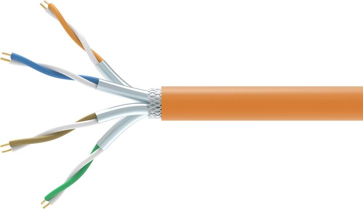 Actual product image equip Instal.cable Cat7A S/FTP 1000.00m yellow LSZH (1000 m)