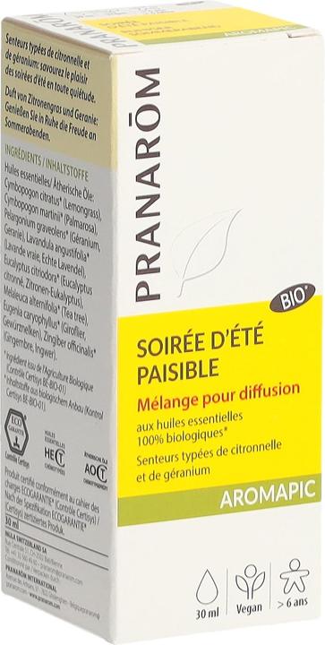 Image du produit Pranarom AROMAPIC - Duftöl-Mischung "Friedlicher Sommerabend" Bio (Lait pour le corps, 30 ml)