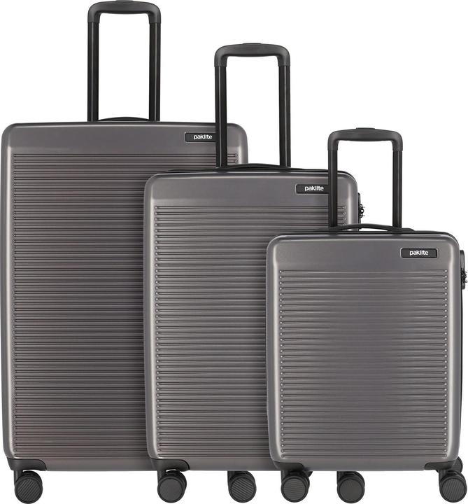 Paklite Sienna 4 Rollen Kofferset 3-teilig (205 l, XL (ab 115l))