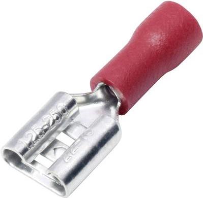 Produktbild Tru Components 8436764 Flachsteckhülsen-Sortiment Steckbreite 4.80 mm Steckdicke 0.80 180°