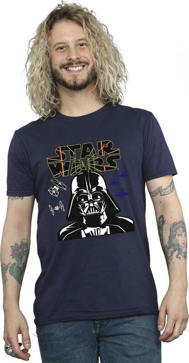 Actual product image Star Wars Mens Darth Vader Comp Logo T-Shirt (4XL)
