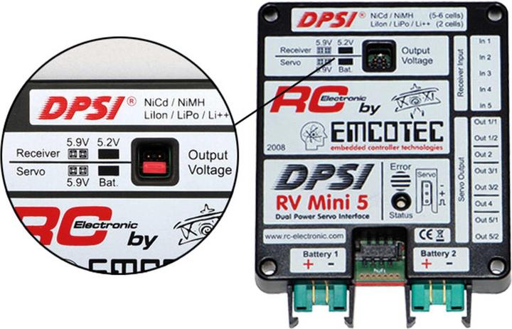 Image du produit Emcotec aiguillage de batterie dpsi rv mini 5