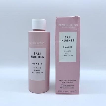 Revolution Skincare Gentle exfoliating tonic X Sali Hughes (Placid 5-Acid Daily Exfoliant) 150 ml (Tonic, 150 ml)