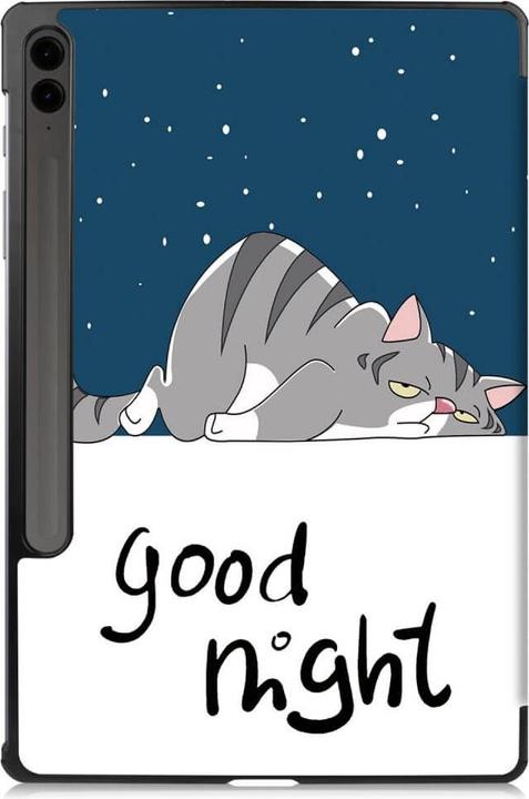 Actual product image Cover-Discount Galaxy Tab S9 FE+ - Tri-fold Smart Case Good Night (Galaxy Tab S9 FE+)