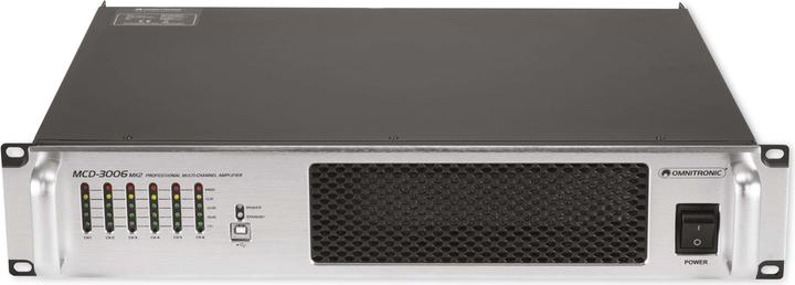 Produktbild Omnitronic MCD-3006 MK2 6-Kanal-Installationsendstufe (Verstärker)