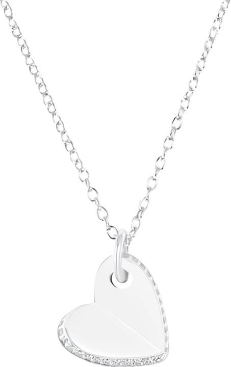 Immagine prodotto S.Oliver Collana da donna, Argento 925, Zirconi (sintetici) | Cuore (Argento 925, 42 cm)