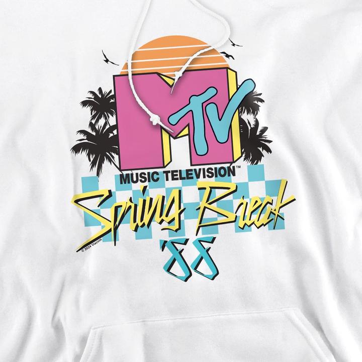 Immagine prodotto MTV Spring Break Felpa con Cappuccio Scacchiera Uomo (S)