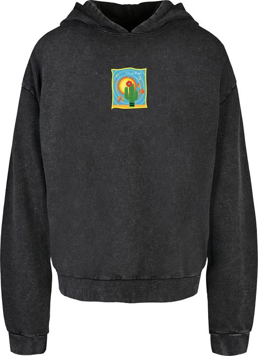 Immagine prodotto Merchcode Frida Kahlo - Felpa con cappuccio con lavaggio acido Cactus - 178063 (M)