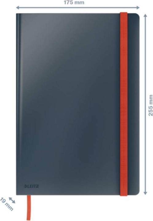 Produktbild Leitz Notizbuch Cosy B5, Kariert, Grau (B5, Kariert, Harter Einband)