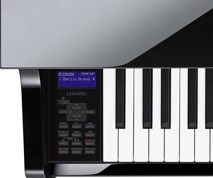 Actual product image Casio Electric Piano CELVIANO Grand Hybrid GP-510BP Black, Polished (88 Keys)