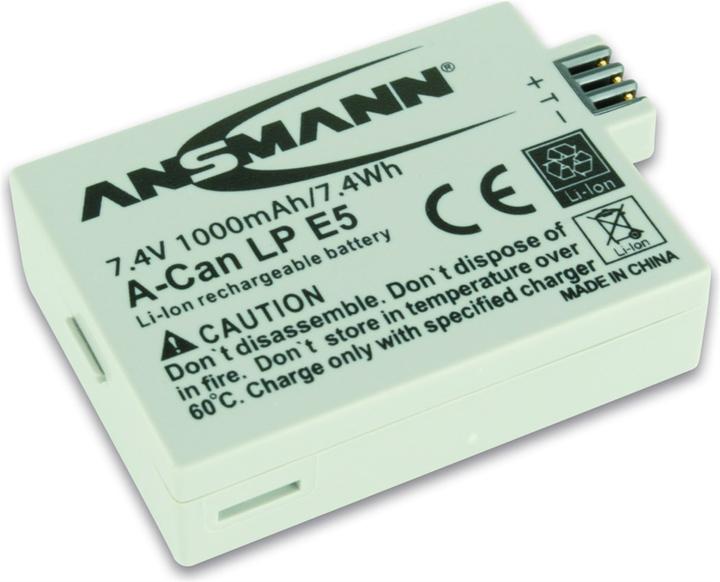 Actual product image Ansmann Canon LP-E5 Battery (Camera battery)