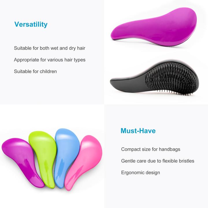 Actual product image Intirilife Hairbrush Mini Detangler