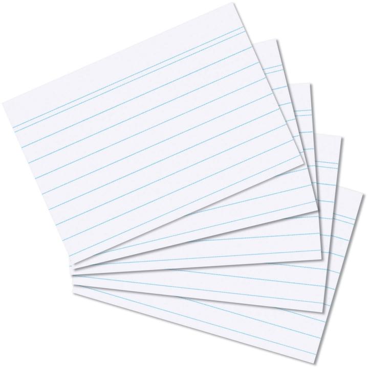 Produktbild Herlitz Karteikarten (A7, 170 g/m², 100 x)