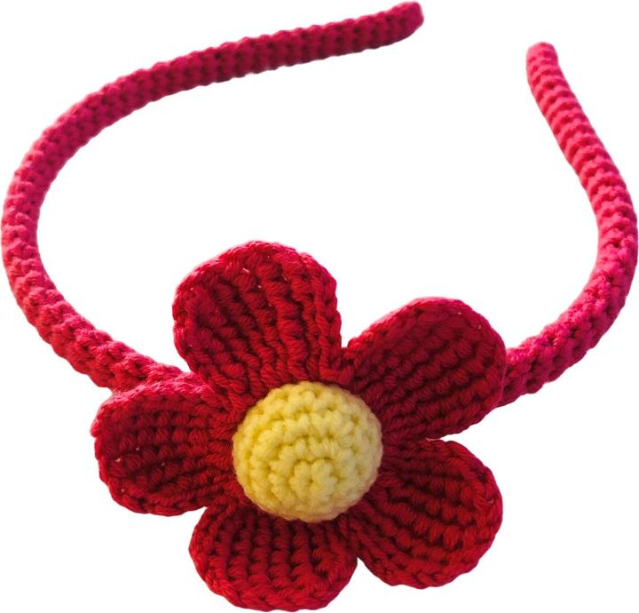 Immagine prodotto MyFriends Cerchietto e fermagli per capelli a forma di fiore rosa