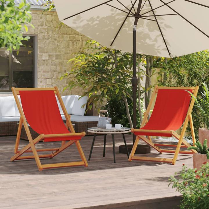 Image du produit VidaXL Chaises de plage (127 cm)