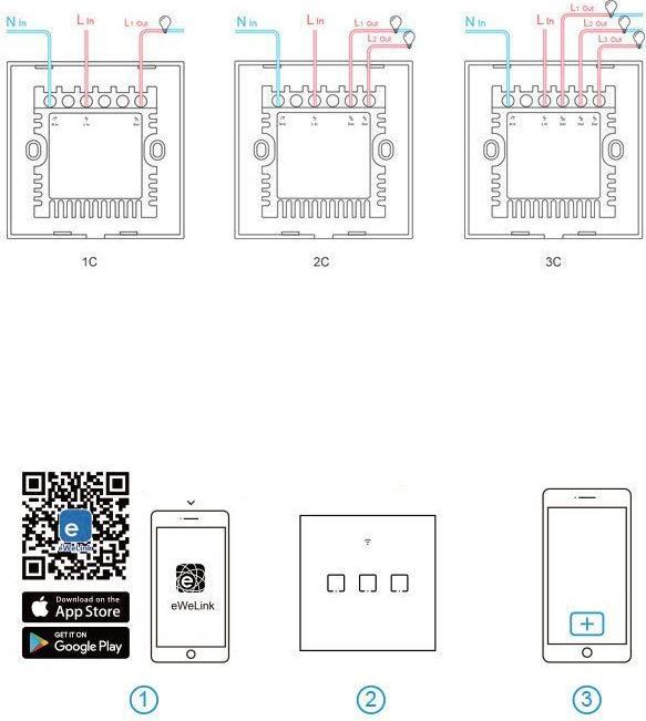 Actual product image Sonoff Wall switch
