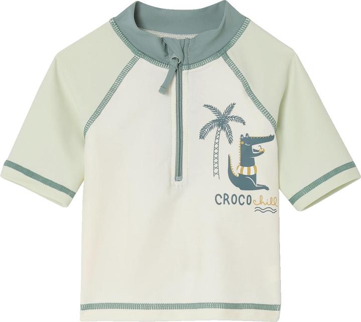 Vertbaudet Baby Bade-Set: UV-Badeshirt, Badeshorts & Sonnenhut (80)