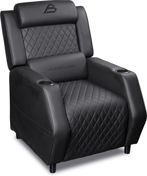Produktbild Blackstar Blackstorm Throne of Games recliner -pelituoli, musta
