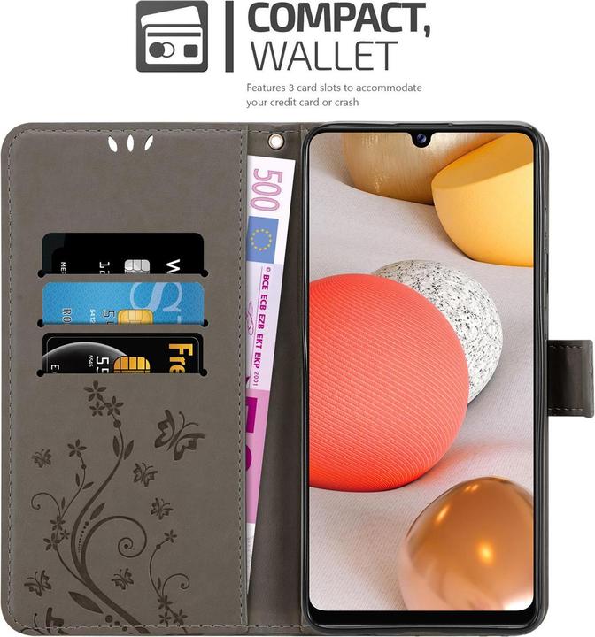 Image du produit Cadorabo Couverture du livre de fleurs (Samsung Galaxy A42 5G, Samsung Galaxy M42 5G)
